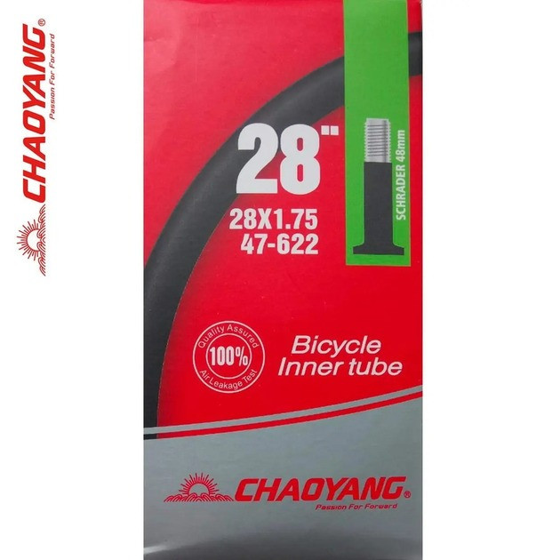Камера велосипедна ChaoYang 28 x 1,75 AV