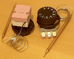 WY40C-E — Термостат капілярний, Toff = 40, L трубки 850 мм, однофазний, 250V, 16A, для нагрівачів UFO