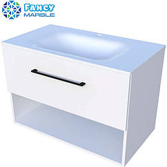 Підвісна тумба 80 см Mill з умивальником Jessel Fancy Marble