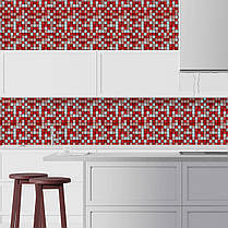 Мозаїка з декоративного скла червона 298х298х4,5мм SW-00002367, фото 5