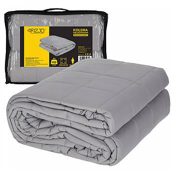 Ковдра важка (обважнена) 4FIZJO 8 кг 150 x 200 см Grey (P-5907739319791)