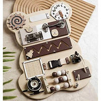 Бізіборд Маніпуляційна дошка - ведмедик Kruzzel 22584