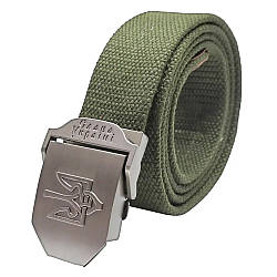 Чоловічий тактичний ремінь, 120см, Оливковий / Ремінь з пряжкою / Армійський ремінь / Ремінь поясний