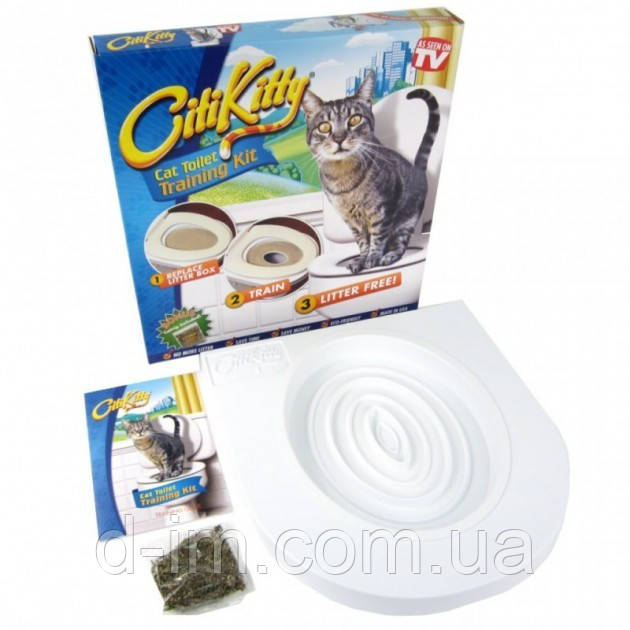 Набір для привчання кішок до унітазу CitiKitty Cat Toilet Training Kit
