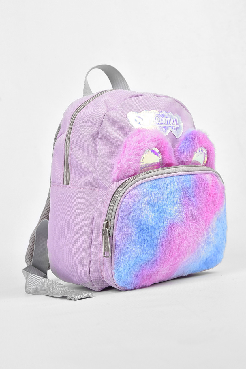 Рюкзак дитячий текстильний фіолетового кольору 190123M, фото 1