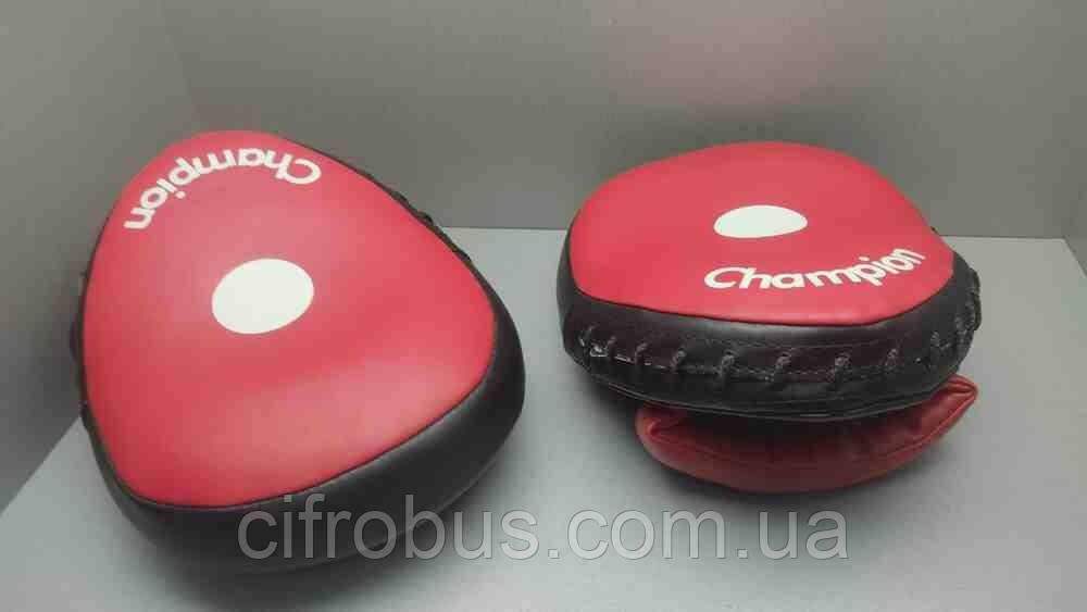 Рукавички для боксу та єдиноборств Б/У Champion Боксерські лапи, фото 1