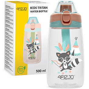 Пляшка для води дитяча 4FIZJO 500 мл Mix (P-5905973403696), фото 1