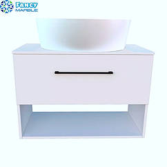 Підвісна тумба під раковину чашу 80 см Fancy Marble Mill