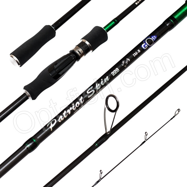 Спінінгове вудлище шт2 Patriot Spin A09-228 5-20g 2,28 м *, фото 1