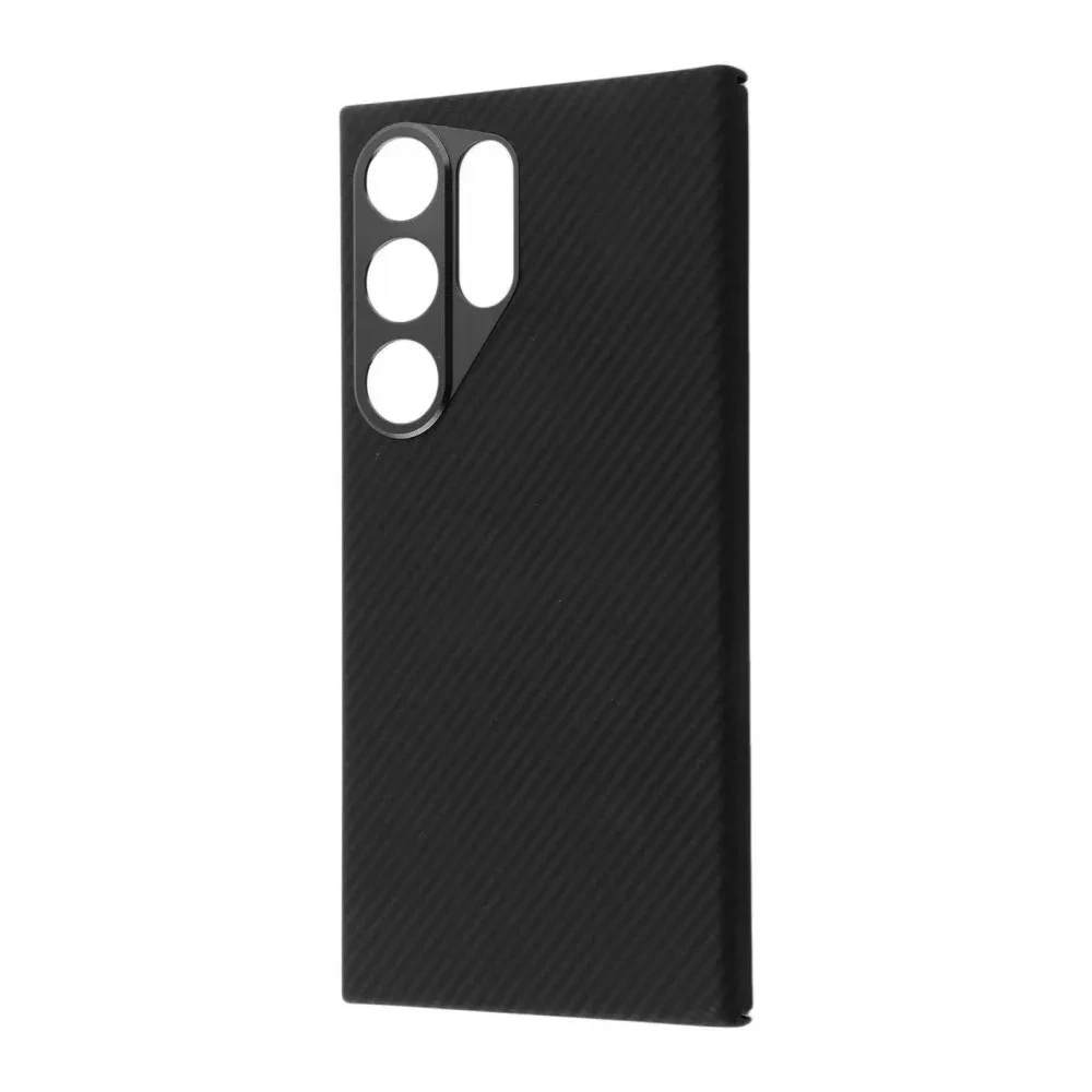 Чохол-накладка WAVE Premium Carbon Slim with Magnetic Ring Samsung Galaxy S24 Ultra Black