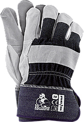 Рукавички робочі посилені яловий шкірою Reis Польща RBGLADIATOR GJS