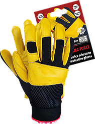 Шкіряні велоперчатки Польща (рукавички) RMC-BY FORCE