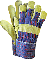 Захисні рукавички укріплені яловий шкірою (рукавички шкіряні робочі) RSC MC