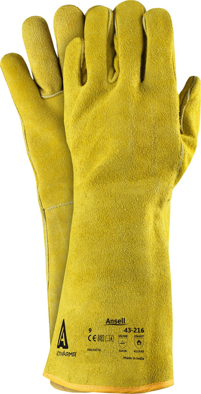 Рукавичка шкіряні довгі Ansell (краги) RAWORKG43-216 Y, фото 1
