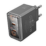 Мережевий Зарядний Пристрій Borofone BAS33A 2USB-C PD/QC45W Колір Бiлий, фото 7