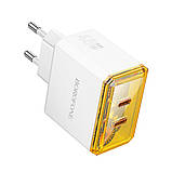 Мережевий Зарядний Пристрій Borofone BAS33A 2USB-C PD/QC45W Колір Чорний, фото 5