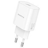 Мережевий Зарядний Пристрій Borofone BA82A 1USB-C PD/QC 25W Колір Бiлий, фото 5