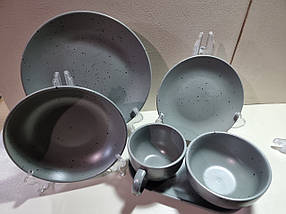 Сервіз столовий Limited Edition SANDY GREY 18 предметів (ТЕХ ТАРА), фото 2