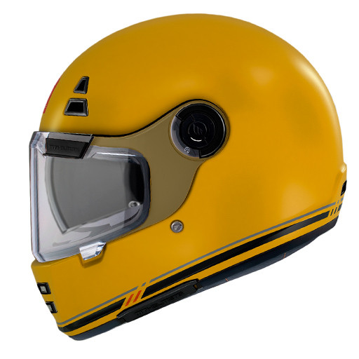 Мотошолом MT Jarama SV Solid C3 Yellow Matt XS