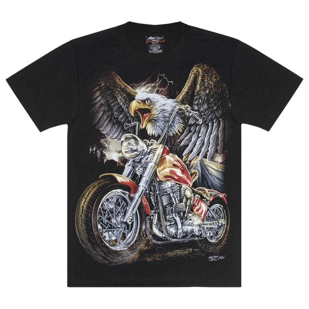 Футболка Flying Eagle and Red Bike (Rock Chang, High Definition HD-glow in the dark), Розмір M