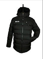НОВИНКА! Зимова подовжена куртка чоловіча із ПОДАГРЕВОМ NASA-2. Розміри: 44, 46,, 50, 52, 54, 56, 58