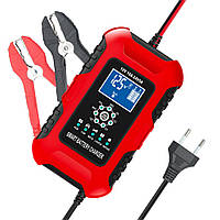 Інтелектуальний автоматичний зарядний пристрій для акумулятора Foxsur FBC122410D 12V-10A/24V-5A