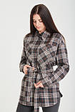 Сорочка жіноча в клітинку oversize, фото 5