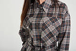 Сорочка жіноча в клітинку oversize, фото 7