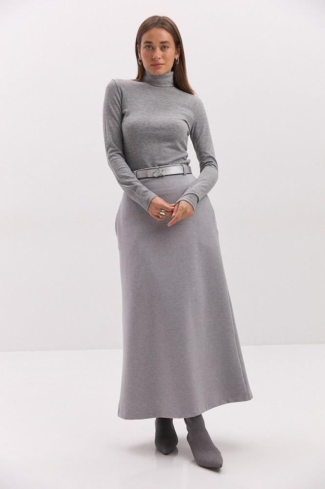 Жіночий теплий гольф з трикотажу, фото 1