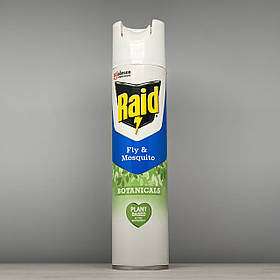 Дезінсектор Raid Botanicals аерозоль інсектицидний від літаючих комах, мух та комарів 300 мл