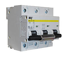 Автоматичний вимикач ВА27-100 3Р 80A 10кА D TechnoSystems