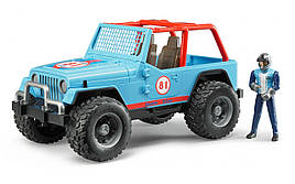 Іграшка Bruder  позашляховик Jeep Cross з гонщиком (02541)