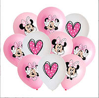 Повітряні кулі Мінні Маус 12" 100 штук (Китай)