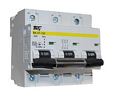 Автоматичний вимикач ВА27-100 3Р 125A 10кА D TechnoSystems