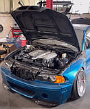 BMW E46 карбоновий капот М3 стиль твіл / кований від Lerrium із авторської шедевральної лінійки зовнішнього тюнінгу, фото 8