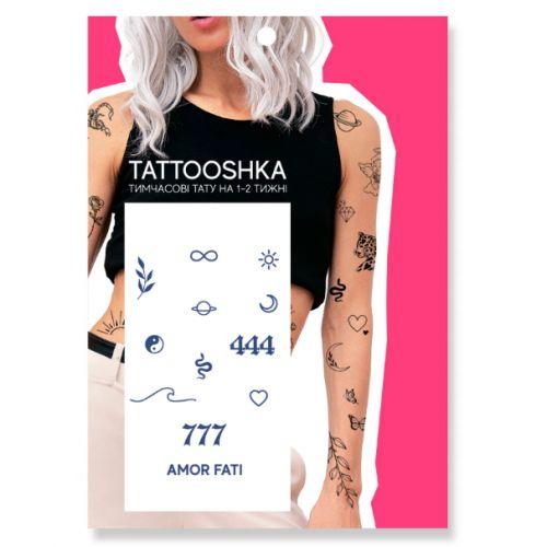 Тимчасове тату набір " AMOR FATI ", фото 1