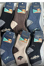 Шкарпетки дитячі термо ангора з вовною Фена 25-30 (12 шт.)