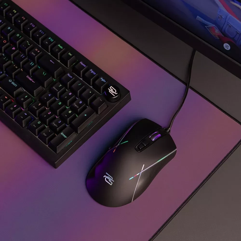 Дротова ігрова миша Proove Gaming Defiant black