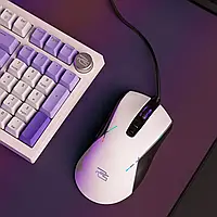 Дротова ігрова миша Proove Gaming Defiant black/white