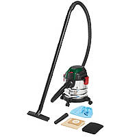 Пилосос промисловий для сухого та вологого збирання Parkside з набором насадок 12 л 1200 Вт (PWD 12 B1)