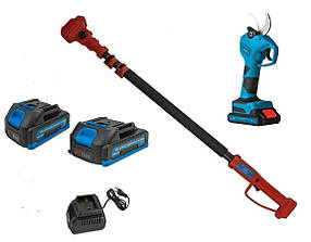 Секатор KRAISSMANN 31 AGS-BL 20/2 подовжувачем KRAISSMANN VS'2000 1.6-2.0 м безщітковий мотор 2-аку-2 А·год з/у