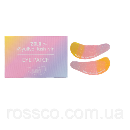 ZOLA x Yuliya Lash Vin Багатофункціональні силіконові патчі Жовто-рожево-блакитний Градієнт, фото 1