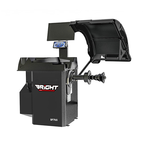 Балансувальний верстат BRIGHT автомат (LCD-дисплей, автовведення 3 параметрів колеса) CB76S 220V