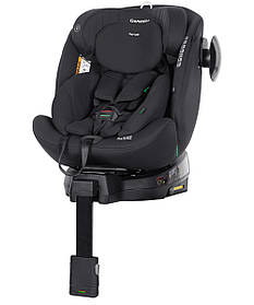 Автокрісло CARRELLO Genesis+ (i-Size 40-150см ISOFIX, опорна стійка, поворот на 360) CRL-12807 Absolute Black