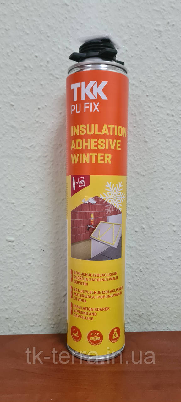 Клей-піна професійна ТКК PU FIX Insulation Adhesive winter 750 мл.