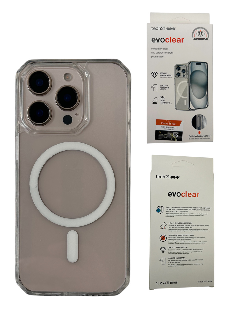 EvoClear прозрачный чехол для Айфон iPhone 12 Pro Max