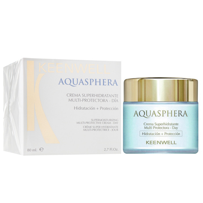 Денний суперзволожуючий мультизахисний крем Keenwell Aquasphera Moisturizing Multi-Protective Day Cream 80мл, фото 1