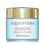 Денний суперзволожуючий мультизахисний крем Keenwell Aquasphera Moisturizing Multi-Protective Day Cream 80мл, фото 2
