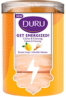 Туалетне мило DURU Get Energized 4*90 Женьшень і лимон