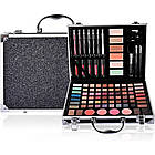 Набір косметики для макіяжу в кейсі, 86 предметів, 30х21х6,5см / Б'юті кейс з косметикою в подарунковій валізі, фото 10